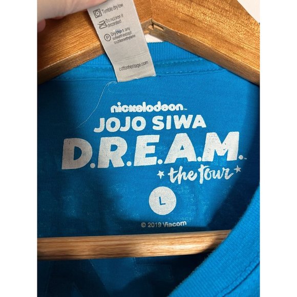 Nickelodeon Jojo Siwa Dream Tour 2019 Girls Large T-Shirt - Picture 3 of 5